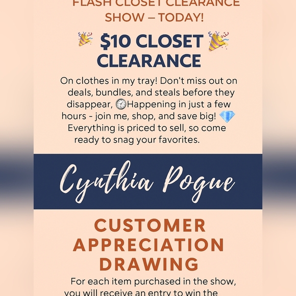 ALL BRANDS Other - Cynthia Pogue Customer Appreciation Drawing
